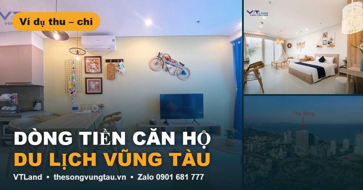 Dòng Tiền Căn Hộ Du Lịch Vũng Tàu: Một Tháng Thu Bao Nhiêu, Chi Những Gì?